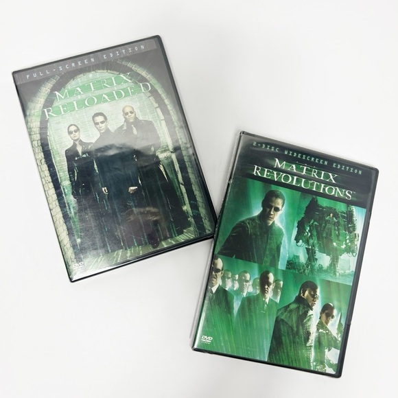 MATRIX REVOLUTIONS & MATRIX RELOADED DVD VIDEO BRAND NEW STILL SEALED - Picture 6 of 7